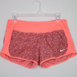 Nike Dri-Fit Athletic Running Shorts Pink & Black